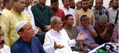 আমরা কখনো বলিনি আগে নির্বাচন পরে সংস্কার: মির্জা ফখরুল