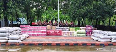সিলেটে সীমান্তে পৌনে ৩ কোটি টাকার ভারতীয় চোরাই পণ্য আটক
