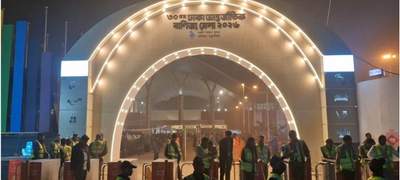 বাণিজ্য মেলার তৃতীয় দিনে কনকনে শীতে ক্রেতা নেই 