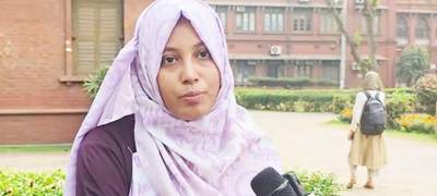 ‘শুটার ফয়সালের সঙ্গে সেলফী‘র বিষয়ে যা বললেন ডাকসু নেত্রী জুমা
