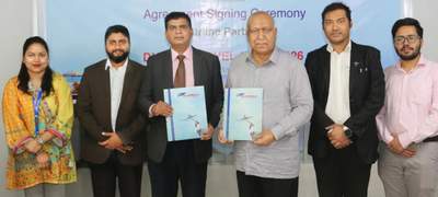 ইউএস-বাংলা এয়ারলাইন্স ঢাকা ট্রাভেল মার্টের অফিসিয়াল পার্টনার