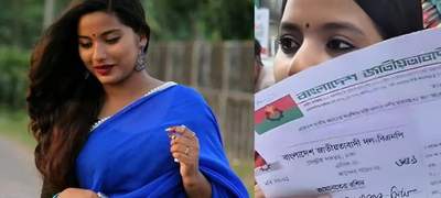 বিএনপির মনোনয়ন ফরম নিলেন ফারজানা সিঁথি