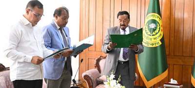 নবনির্বাচিত দুই সংসদ সদস্য শপথ নিলেন 