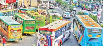 সরকারি সিদ্ধান্ত না আসা পর্যন্ত বাসভাড়া না বাড়াতে মালিক সমিতির কঠোর নির্দেশ