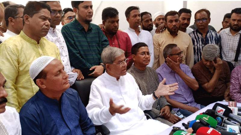আমরা কখনো বলিনি আগে নির্বাচন পরে সংস্কার: মির্জা ফখরুল