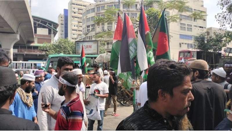 মার্চ ফর গাজা: প্রস্তুত সোহরাওয়ার্দী উদ্যান, আসছে  লাখো-মানুষ