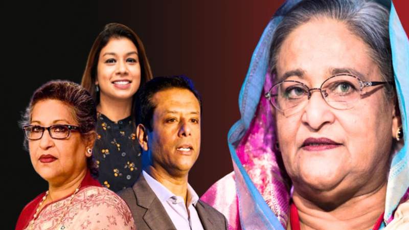 বিচার শুরু: ছেলে-মেয়েসহ হাসিনা-রেহানার 
