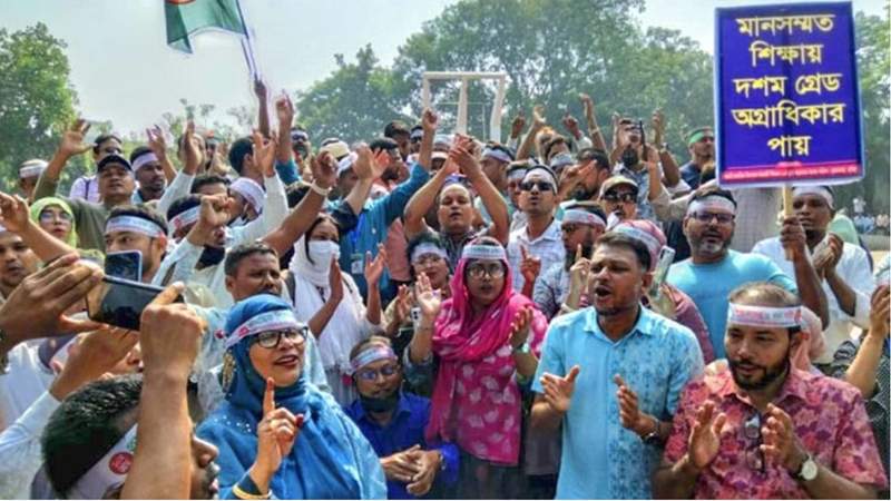 প্রাথমিক শিক্ষকদের আন্দোলন কর্মসূচি প্রত্যাহার
