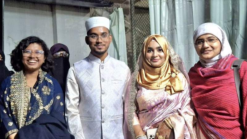 ছাত্রশক্তির নেত্রীকে বিয়ে করলেন এনসিপি নেতা হান্নান মাসউদ