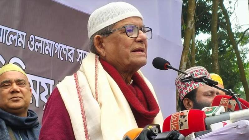 কোরআন ও সুন্নাহর বাইরে কোনো আইন প্রণয়ন হবে না: মির্জা ফখরুল