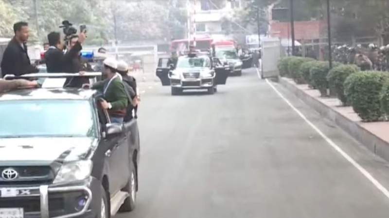 খালেদা জিয়ার মরদেহ সংসদের দক্ষিণ প্লাজায় পৌঁছেছে 