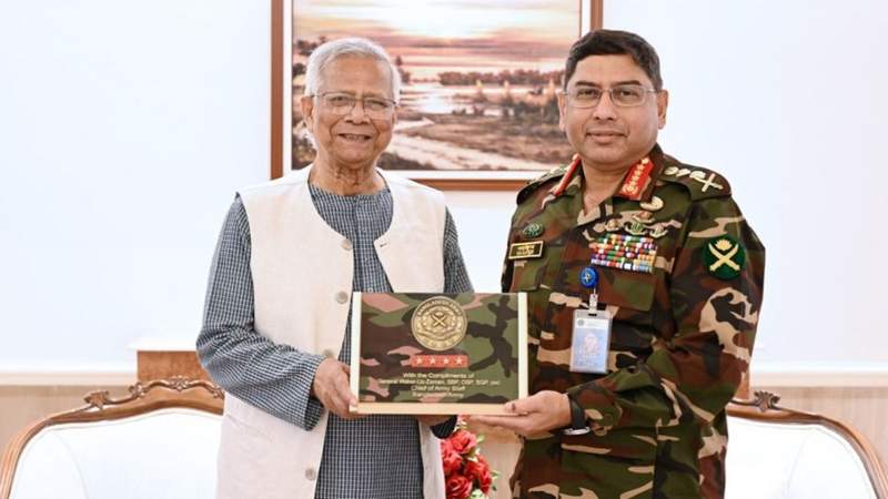 প্রধান উপদেষ্টার সঙ্গে সেনাপ্রধানের বিদায়ী সাক্ষাৎ